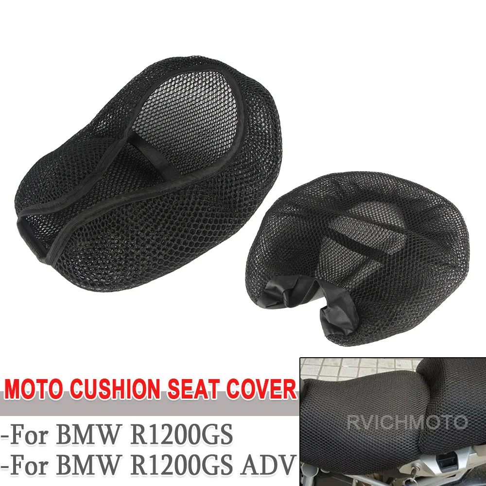 Motorcycle Accessories Protecting Cushion Seat Cover For BMW R1200GS ADV R1200 GSA Adventure 2013-2018 Mesh Anti-Slip Seat Cover