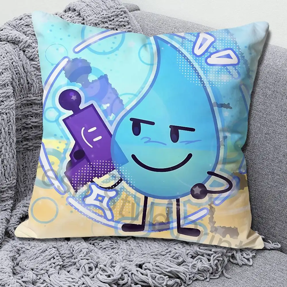 BFDI B-Battle for Dream Island Celebrity Merchandise All-Match Printed Pillow Case Sofa Car Office Room Decoration Protector
