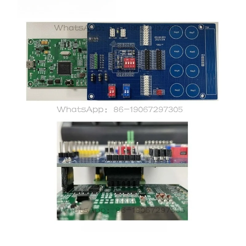Touch Chip Simulation Tool 6S-M-001 + 5S-P-C01 Touch Microcontroller