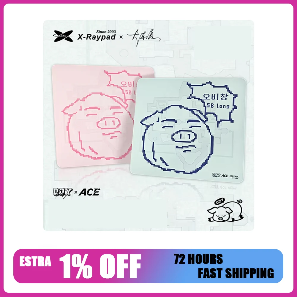 

X-Raypad ACE Gaming Mousepad Precise Control Smooth Partial Astringent FPS Mouse Pad CSGO Valorant APEX Pc Accessories Gifts