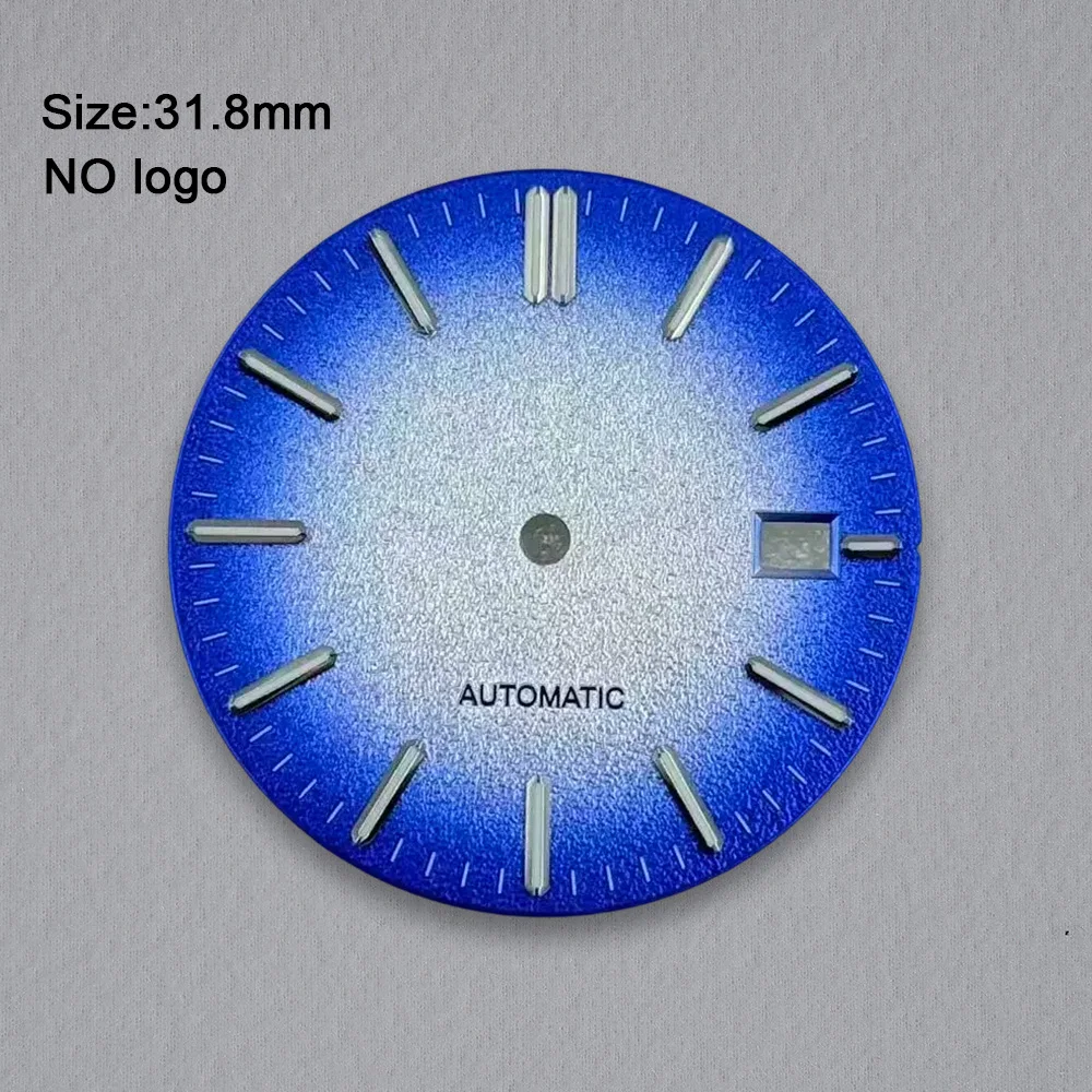31.8mm No Logo Watch  Oak Dial For NH35 Movement Custom Logo Watch Dials Hands Case Accessories Repair Tools