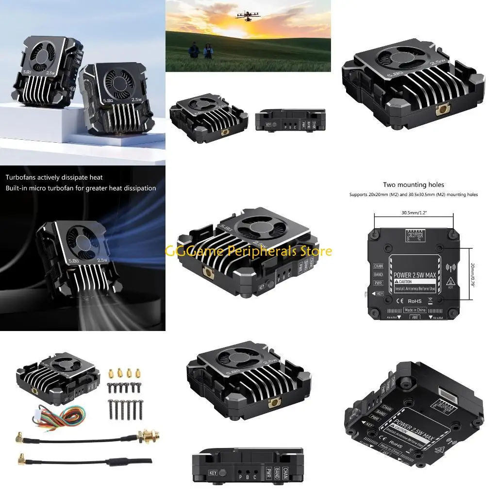 

U55B 48CH 5.8G 2.5W Picture Transmission for Reliable Transmission Solution
