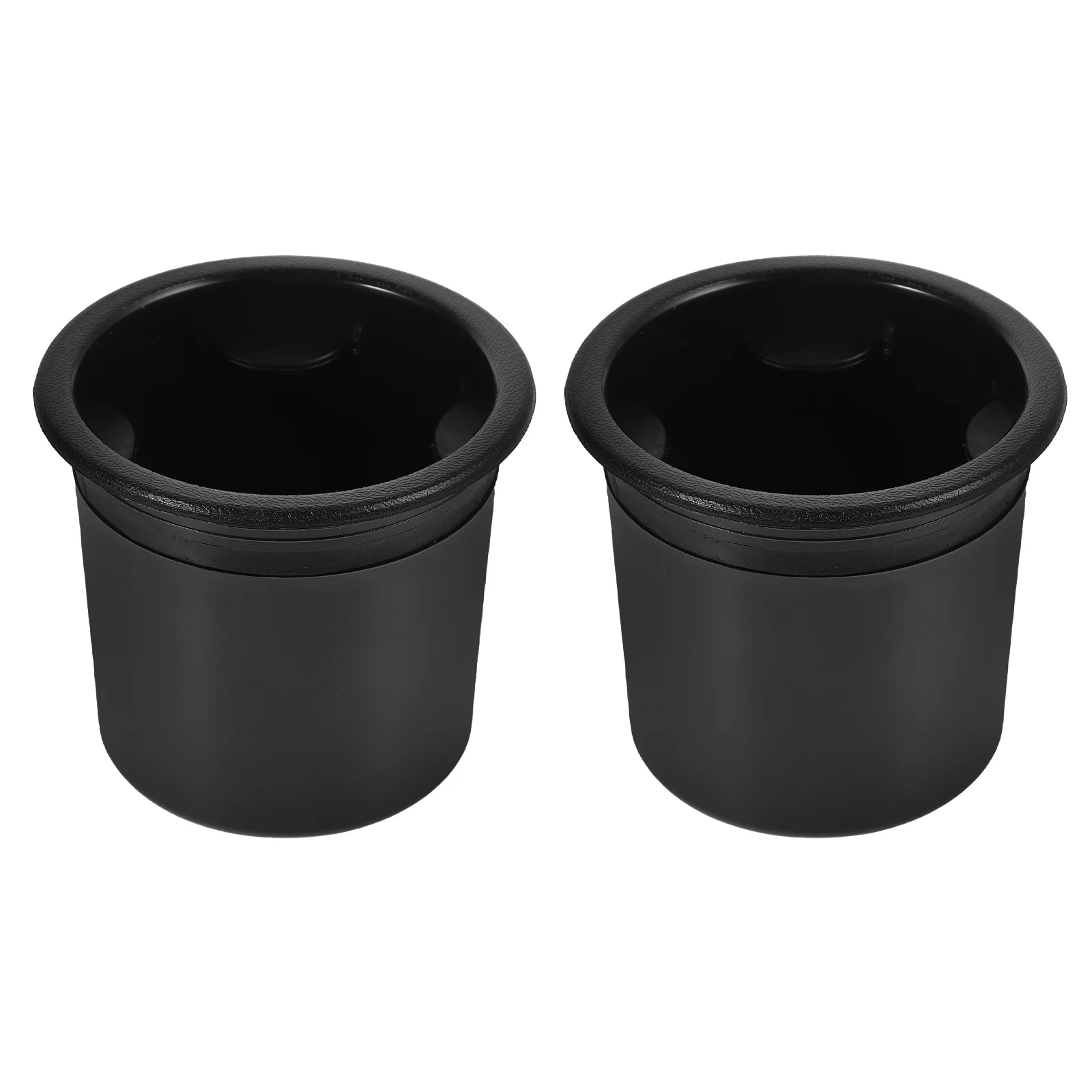 

2Pcs Rv Cup Holder Replacement Black Plastic Insert for Car Sofa Couch Armrest Golf Cart Motorhome Camping Drink
