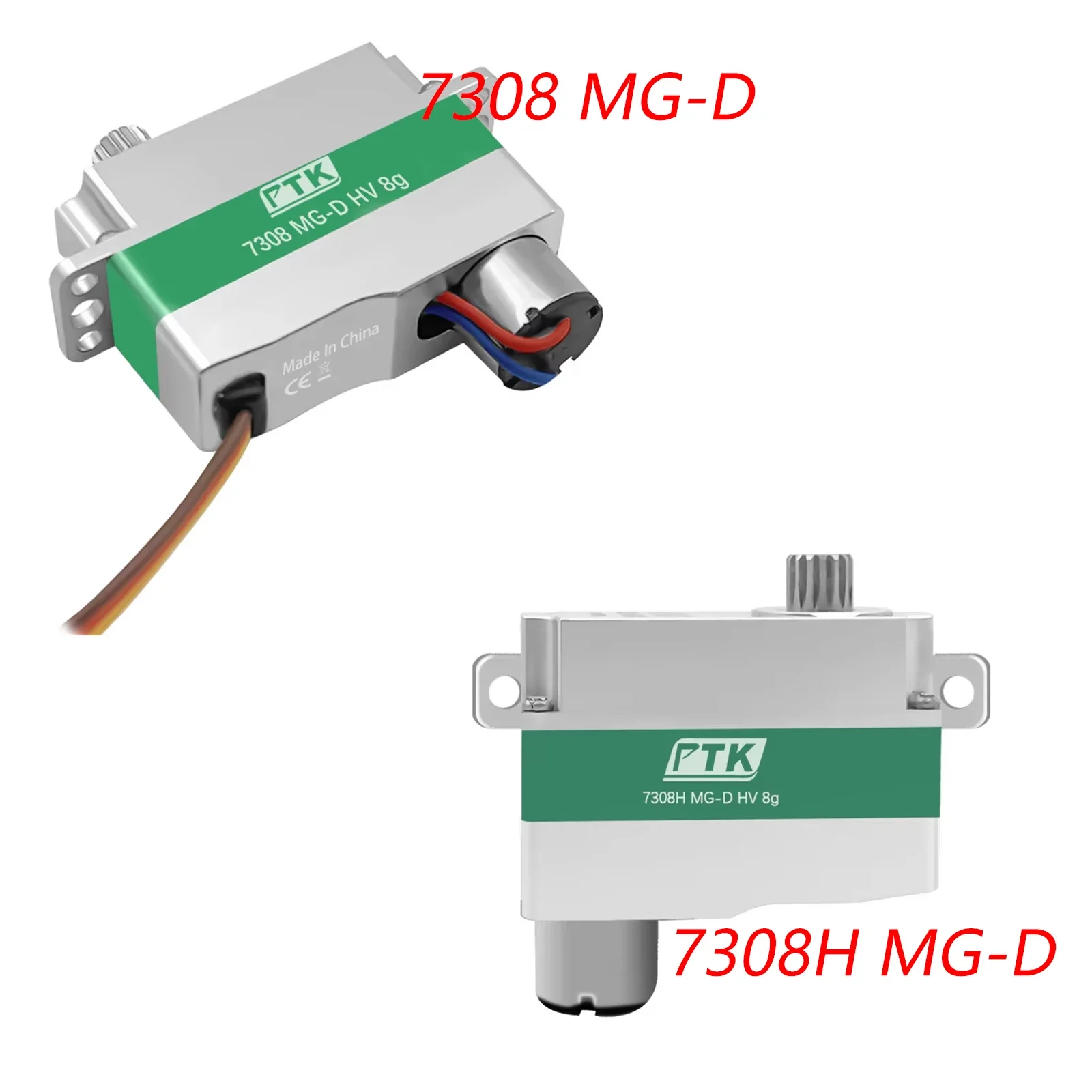 PTK 7308 MG-D 7308H MG-D 8g Digital Servo Coreless Motor for Model Airplane DLG F5B F5L F3D F3K Glider Aircraft Metal Gear Case