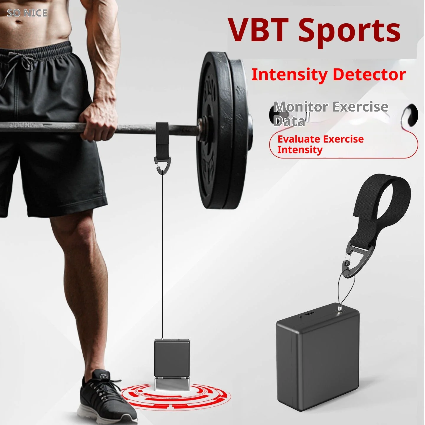 VBT customizes linear sensor training equipment for speed-based muscle strength training and exercise intensity monitoring