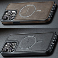 1PC Premium Magnetic PU Leather Case for  iPhone 16 15 14 13 12 ProMax Shockproof Cover