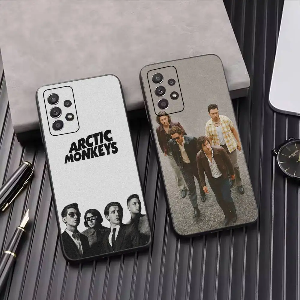 Band A-Arctic Monkeys Fashion Phone Case For Samsung S25,S24,S21,S22,S23,S30,Ultra,S20,Plus,Fe,Lite,Note,10,Black Cover