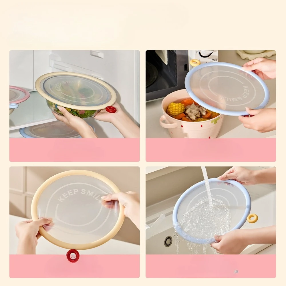 Silicone Fresh-keeping Sealing Cover Household Kitchen Food Grade Food Lid Microwave Splash Proof Cover Insulated Vegetable Lid