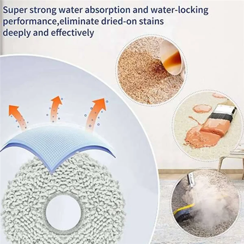 Bism para ecovacs debot n30 omni/n30 pro omni robô vácuo principal escova lateral mop filtro saco de pó maior eficiência limpeza