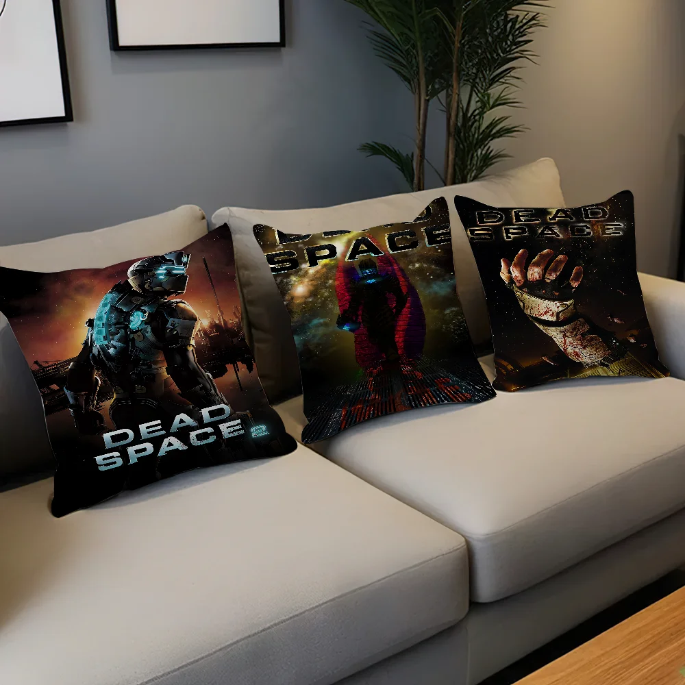 D-Dead Space Classic Movie Decorative Room Aesthetics Pillow Case Home Decor Bedroom Sofa Bed Couch Pillow Cover 45x45