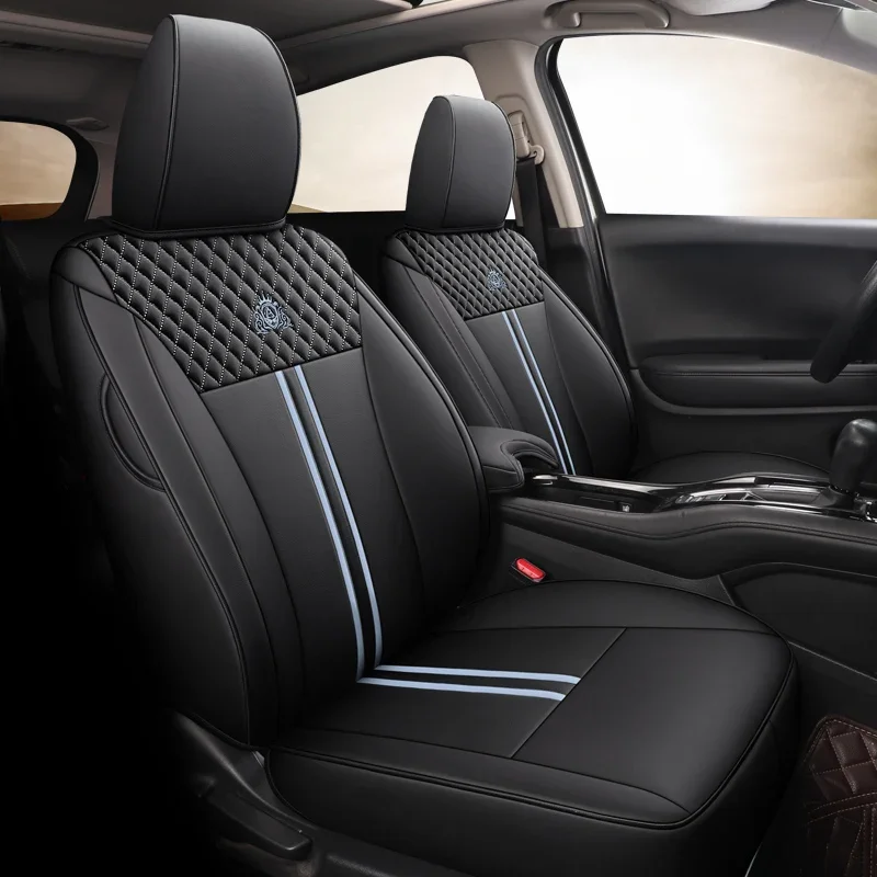Custom Fit Car Seat Cover For Honda XR-V VEZEL 2015 2016 2017 2018 2019 2020 2021 2022  Leather Interior Decoration Accessories