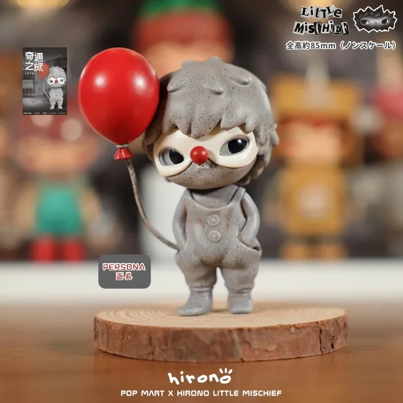 In Stock Original Popmart HIRONO Art Exhibition Series Limited Elevator Action Figures Kawaii Model Children Gifts Desk Toys