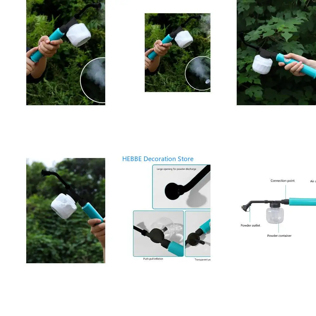 B0KC Powder Puffer For Garden Maintenance Anti Spill Design With Extended Reach 100/250/500ml