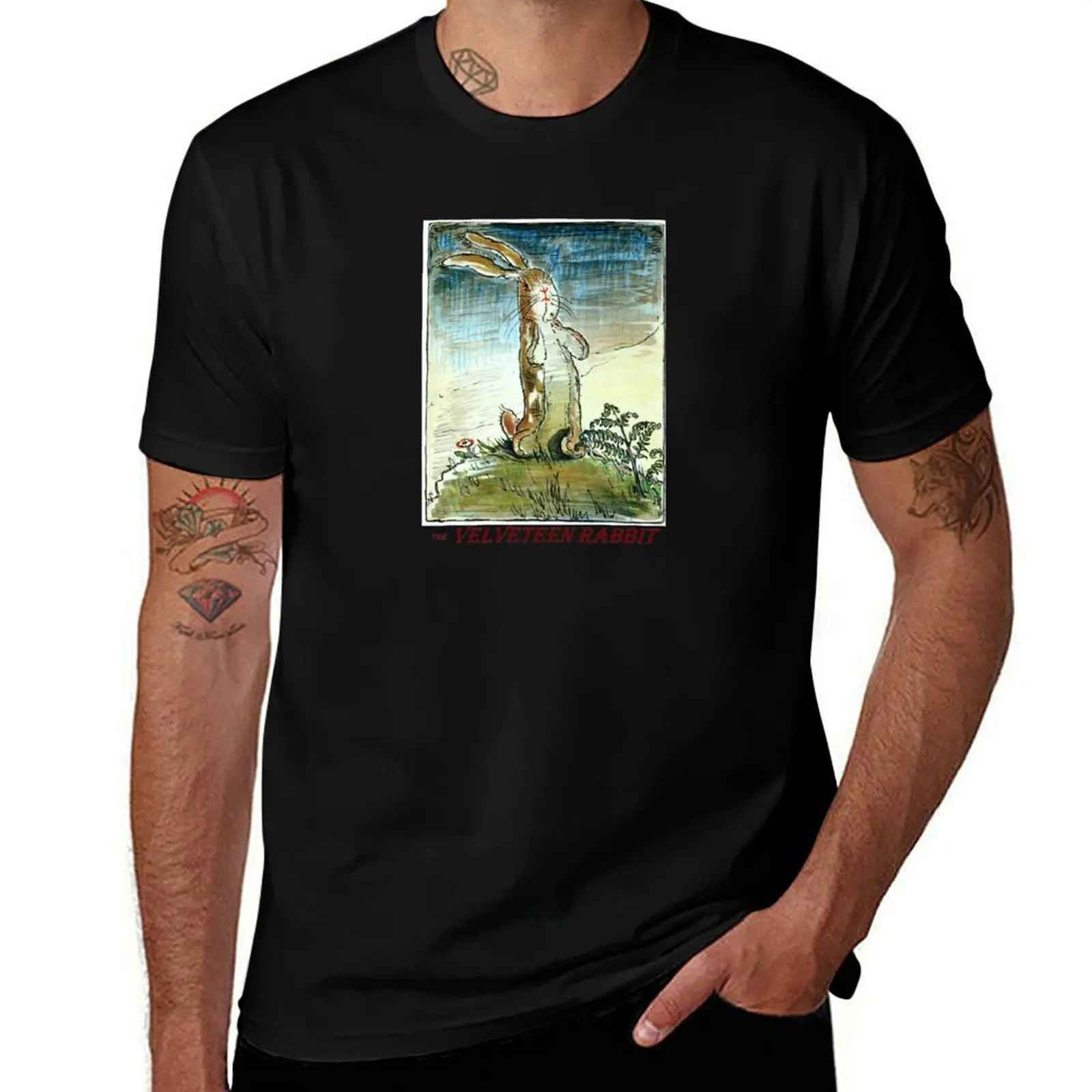 

The Velveteen Rabbit - What is Real by Margery Williams T-Shirt man t shirt cotton high quality funny t shirts cotton T-Shirt
