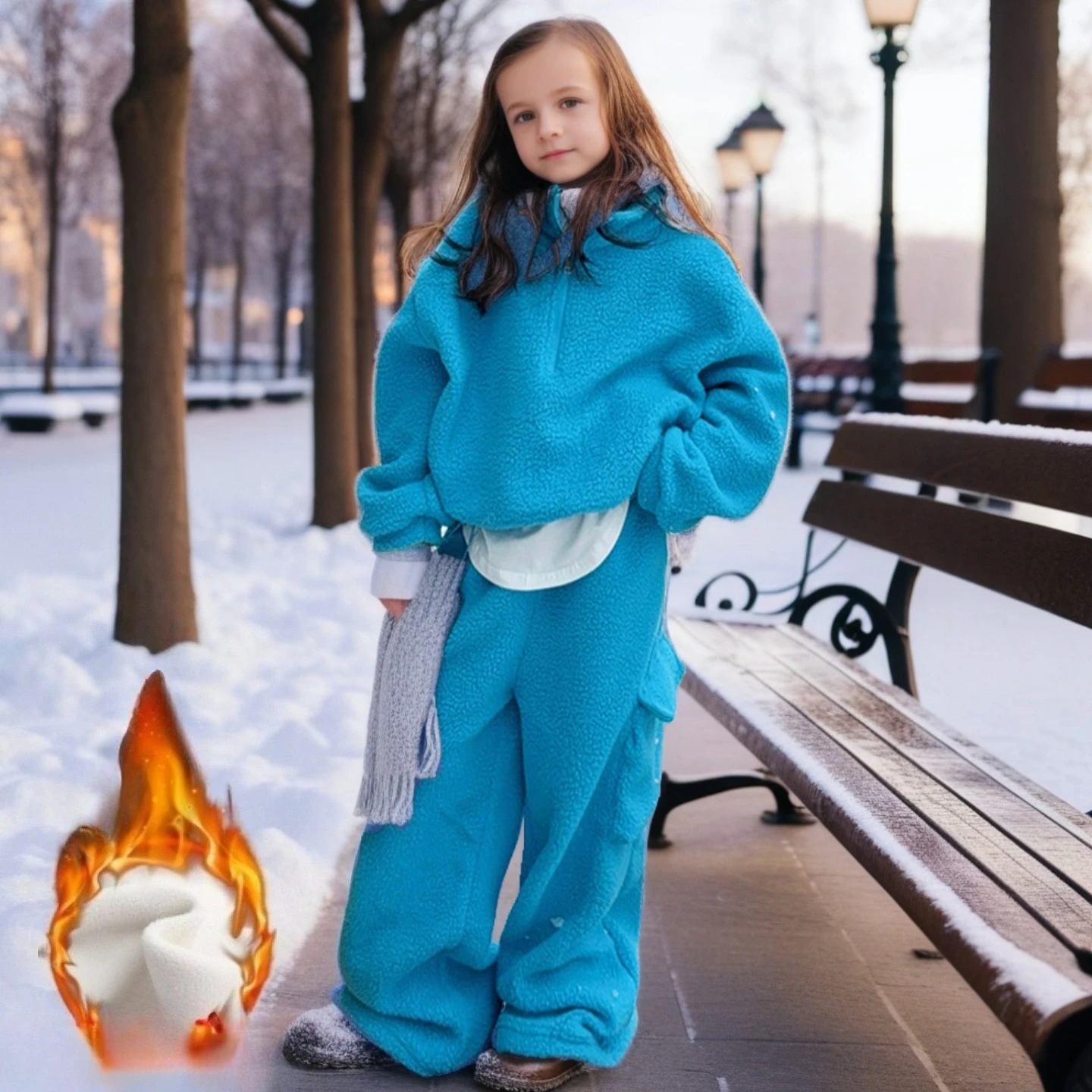 teen-girls-fleece-tracksuit-set-winter-fuzzy-thermal-loungewear-fleece-thicken-warm-school-kids-sports-outfit-fashion-daily-wear