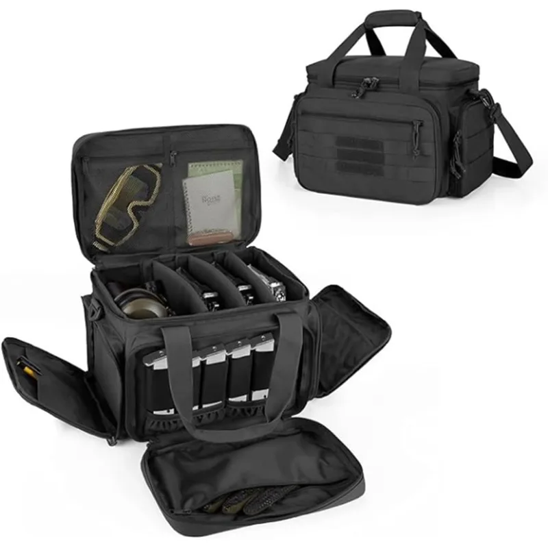 Small Tool Bag Tool Storage Organizer Tactical Range Bag Multi-Functional Storage Pack Multi-Pocket Oxford Tactical Bag