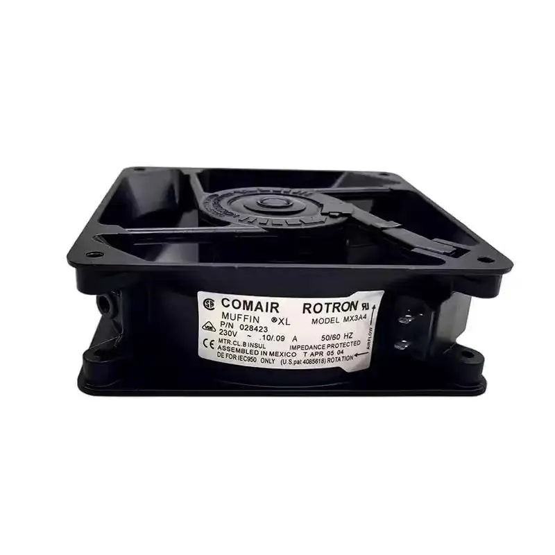 For COMAIR ROTRON Muffin XL MX3A4 028423 AC 230V 220V 12038 120x120x38mm 2-Pin Terminal Metal Welder Server Inverter Cooler Fan