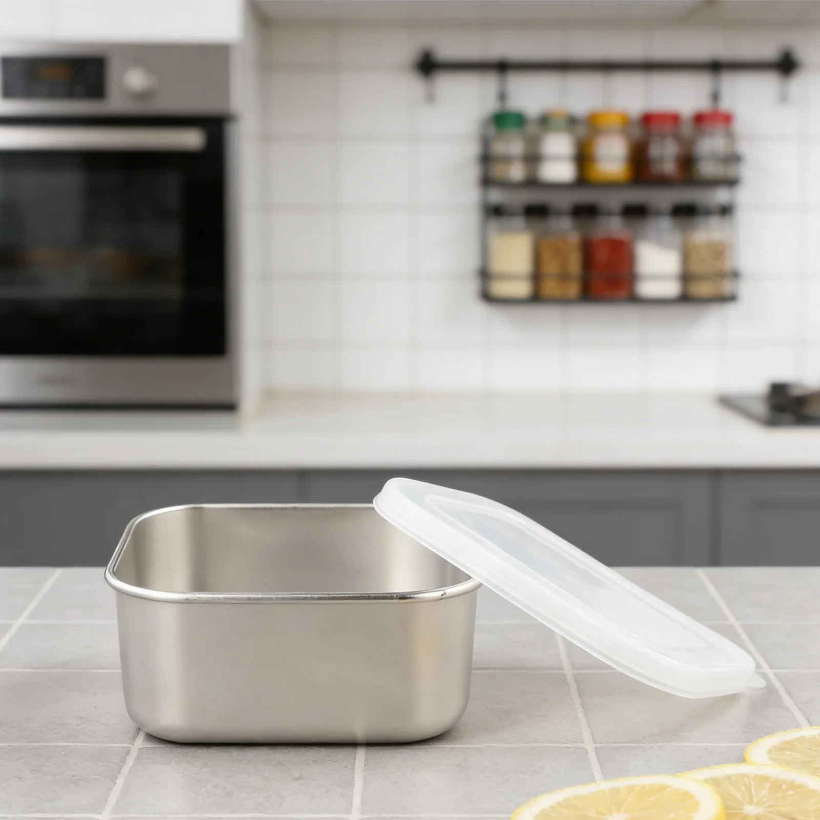 Eco Friendly Stainless Steel Box Versatile Containers Leak-Resistant Containers Silicone Lid Lunch Box Secure Seal Lid
