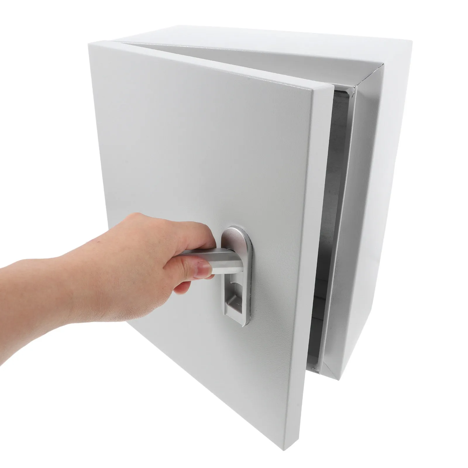 Outdoor Waterproof Electrical Box Wall Mount Metal Junction Box Universal Electric Equipment Enclosure Box With Safety Lock
