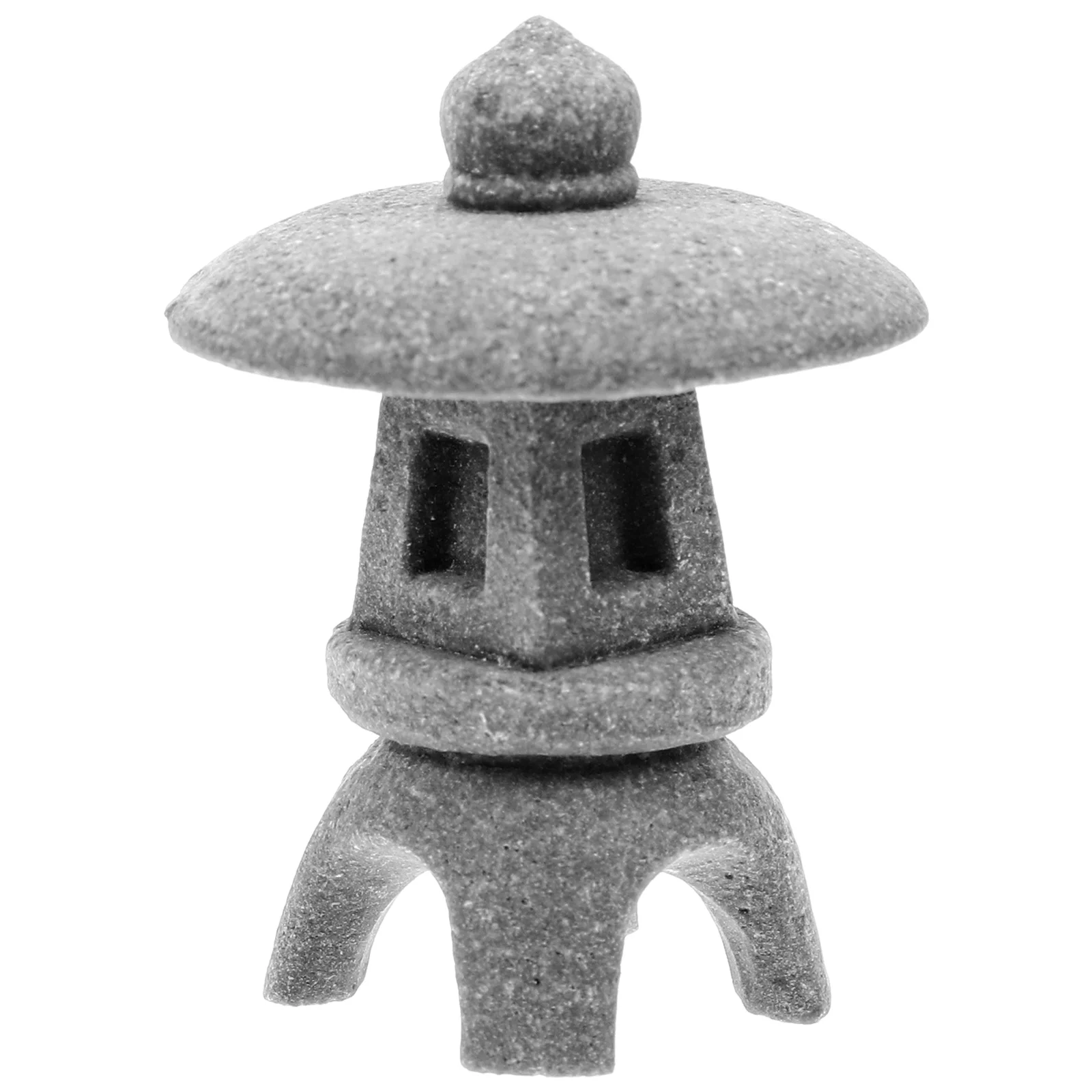 

Simulated Stone Lantern Micro Landscape Decors Small Size H0093 Resin Material Indoor Outdoor Mini Pagoda Garden naments Home