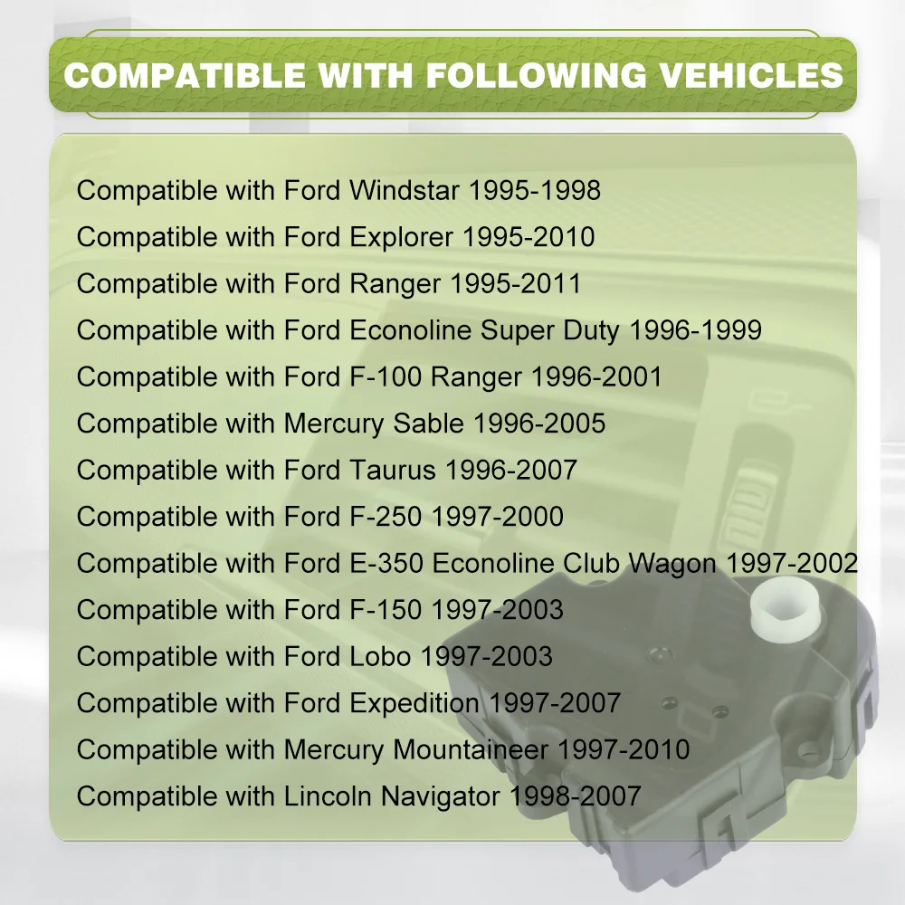 

604-124 Привод двери смеси обогревателя HVAC с 5-контактным механизмом для Dodge Durango 2011-2015 гг. 16124952 89018368 1571937 H604-124