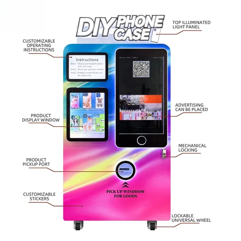Customizable OEM ODM Customizable Commercial Phone Case Printing Vending Machine Automatic Advanced Mobile UVPhone Case Printer