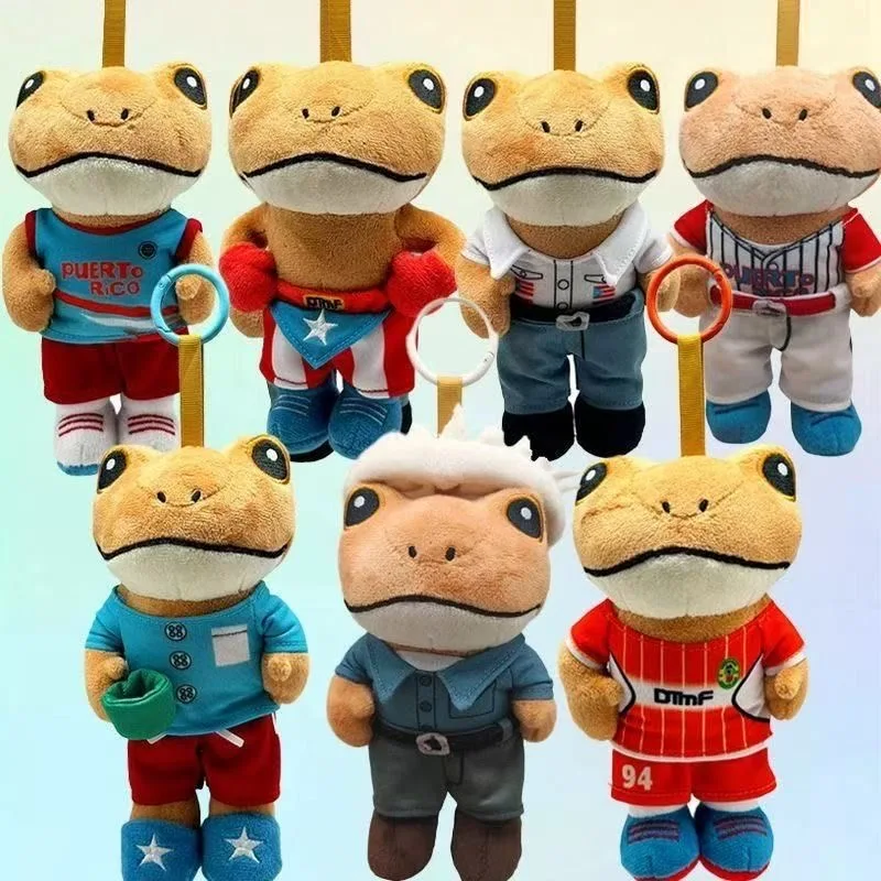 

Sapo Concho Bad Bunny, плюшевый милый кончо, лягушка, плюшевый брелок, мультяшный декор для сумки, мягкая кукла, милая игрушка-подвеска, Рождественский подарок