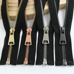 1/2Pcs 5# Metal Zippers 15-25cm Close-End 30-80cm Open-End Zip for Sewing Garment Separable Zipper Bag Closure Ziper Repair Kits