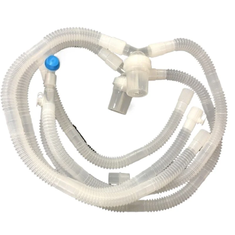 Ventilator Hose Breathing Loop Pipe Threaded Pipe Conical Joint Water Collector Cup Creative 2 Meters Adult Medical Equipment