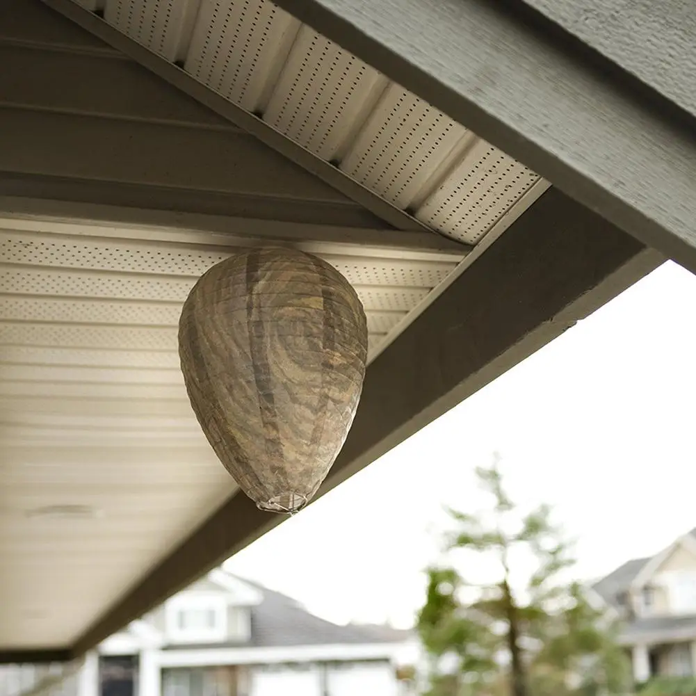 11x8.7 inch Eco Friendly Wasp Nest Decoy Repellent Hanging Hornet Wasp Deterrent Wedding Home Indoor Decoration