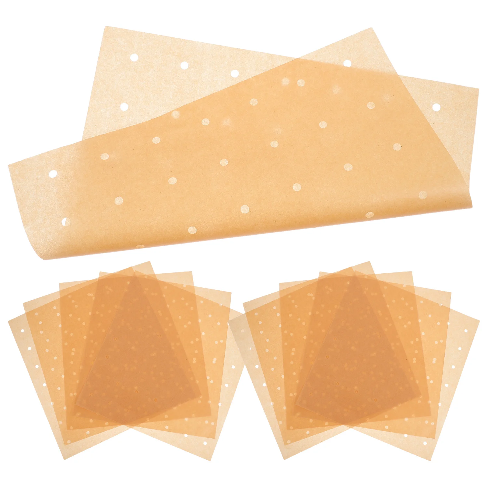 

100 Pcs Air Fryer Paper Parchment Airfryer Liners Baking Inserts Bamboo Steamer