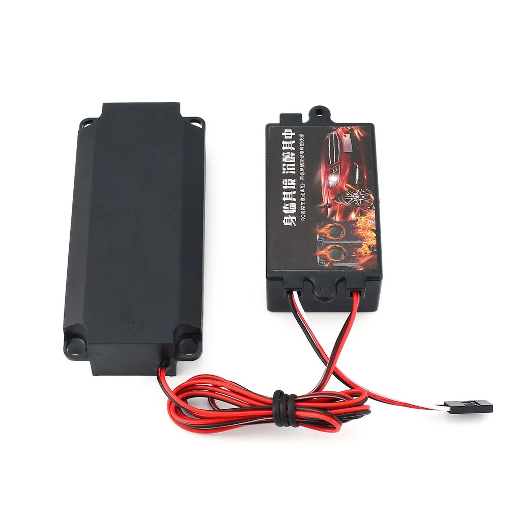 YSIDO RC Engine Sound Double Horn Unit Kit Engine Sound Effect Simulator System per RC Car Model Accessory 94123 scala 1/10