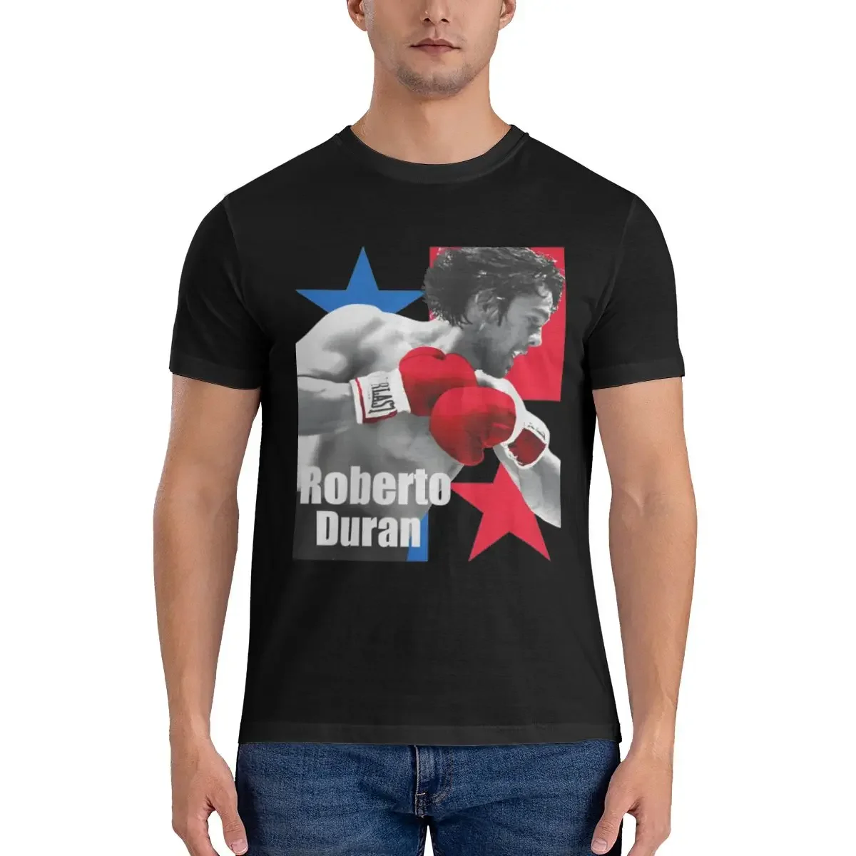 Футболка мужская с круглым вырезом, 100% хлопок, с принтом