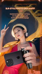 P15mini selfie stick trípode 3 en 1 trípode de teléfono de agarre extensible con remoto desmontable para vlog en vivo transmisión fotografía 12 Mejor agarre de cámara de ventas para iPhone - №6