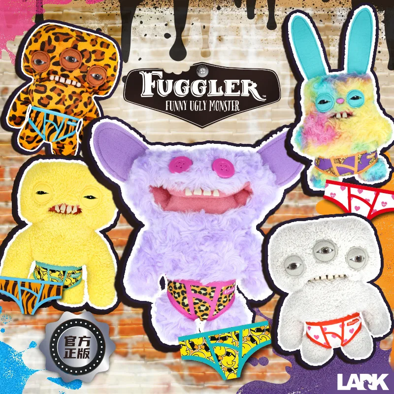 

Fuggler Funny Ugly Monster Underwear Series Laboratory Misfits Edition Ugly and Cute Tooth Funny Plush Monster Children's Gifts