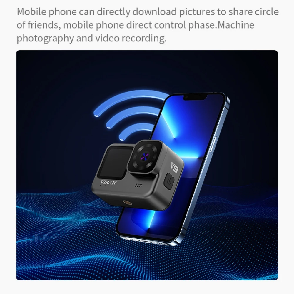 

Camera 4K60fps Camera Sport Wifi Anti-Shake Action With Remote Control Screen Waterproof Sport Drive Recorder Camera