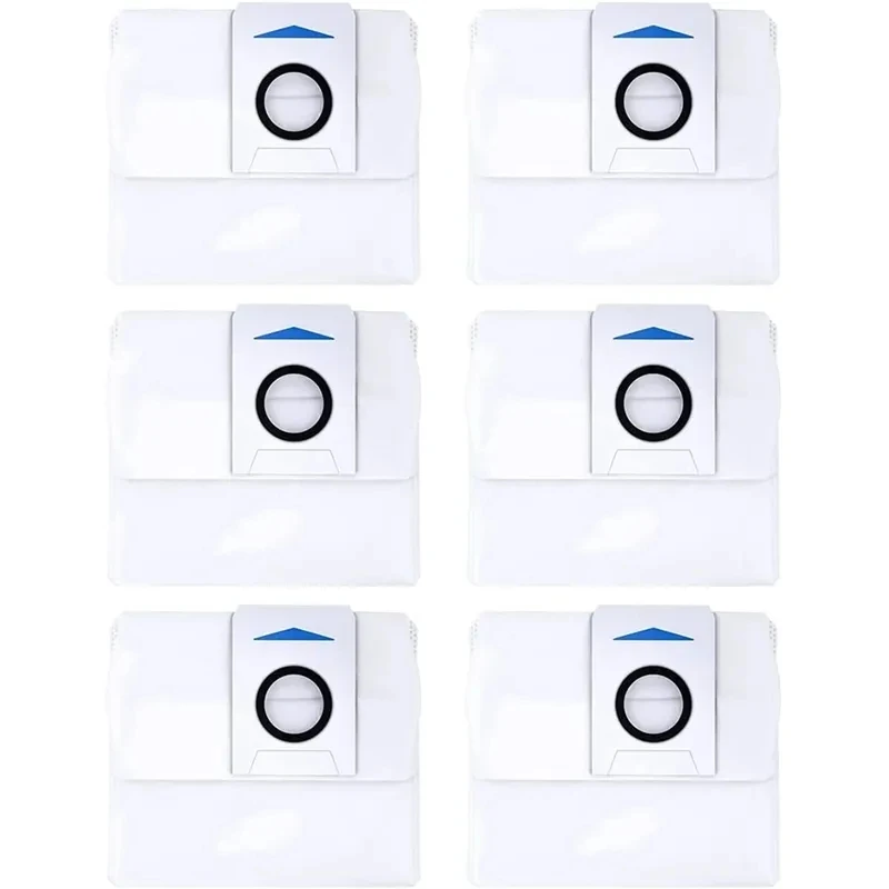 6Pcs Dust Bag For ECOVACS DEEBOT X1 Omni Auto-Empy Station,3L Capacity Replacement Bag For ECOVAS Omni X1/X1 Plus