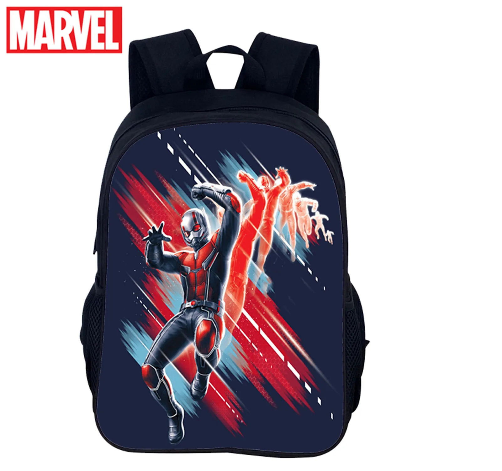 

Классическая холщовая сумка для книг Marvel Ant-Man, прочный многофункциональный рюкзак для маленьких детей, модный рюкзак для школы