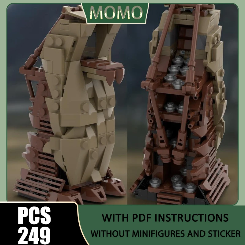 Magic Rings Moc Building Blocks Medieval Siege Tower Model Technology Brick DIY Assembly Construction Holiday Toys Set Gifts