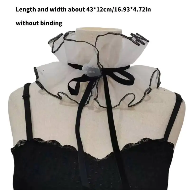 39BB أورجانيزا من طوق الفتيات عصر النهضة الشديدة في الفيكتوري طوق البالير في العصور الوسطى من طوق شال #6