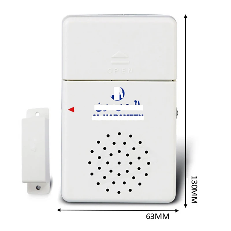 مستشعر الباب المغناطيسي جهاز جرس الباب المنزلي لجرس الباب للمسلمين آلة الباب اللاسلكية الأوتوماتيكية مستشعر الباب المغناطيسي