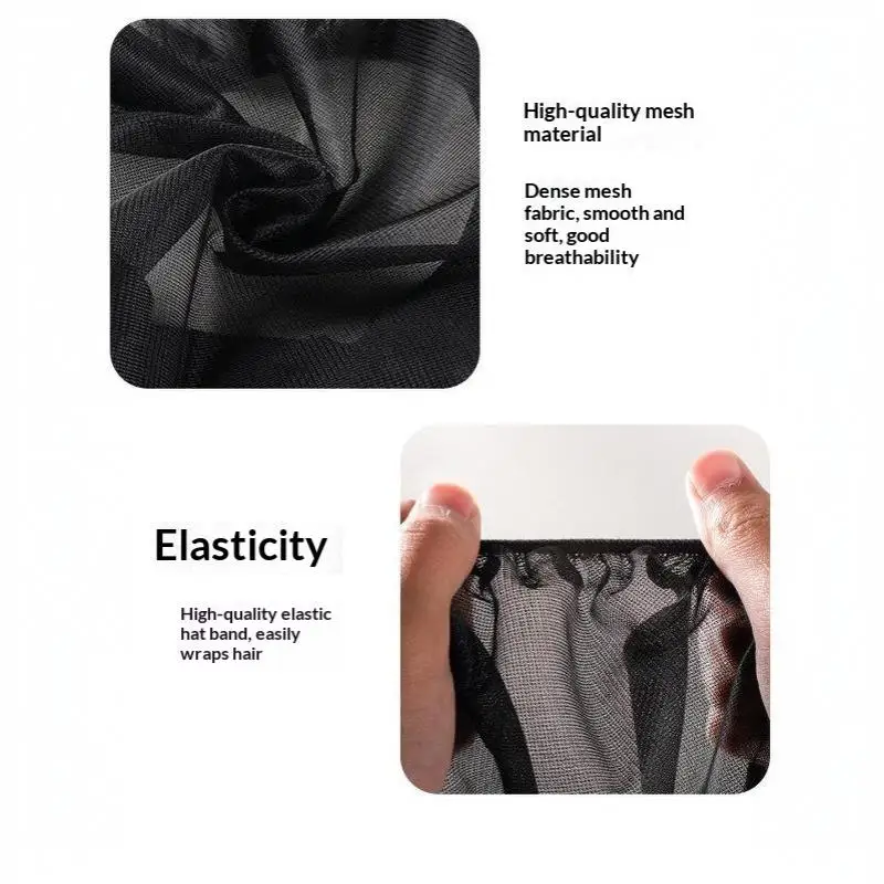 Atmungsaktive Einweg-Haube aus Mesh, weich, elastisch, geruchlos, für Küchen- und Lebensmittelbereichspersonal, Arbeitskleidung – Detail 17