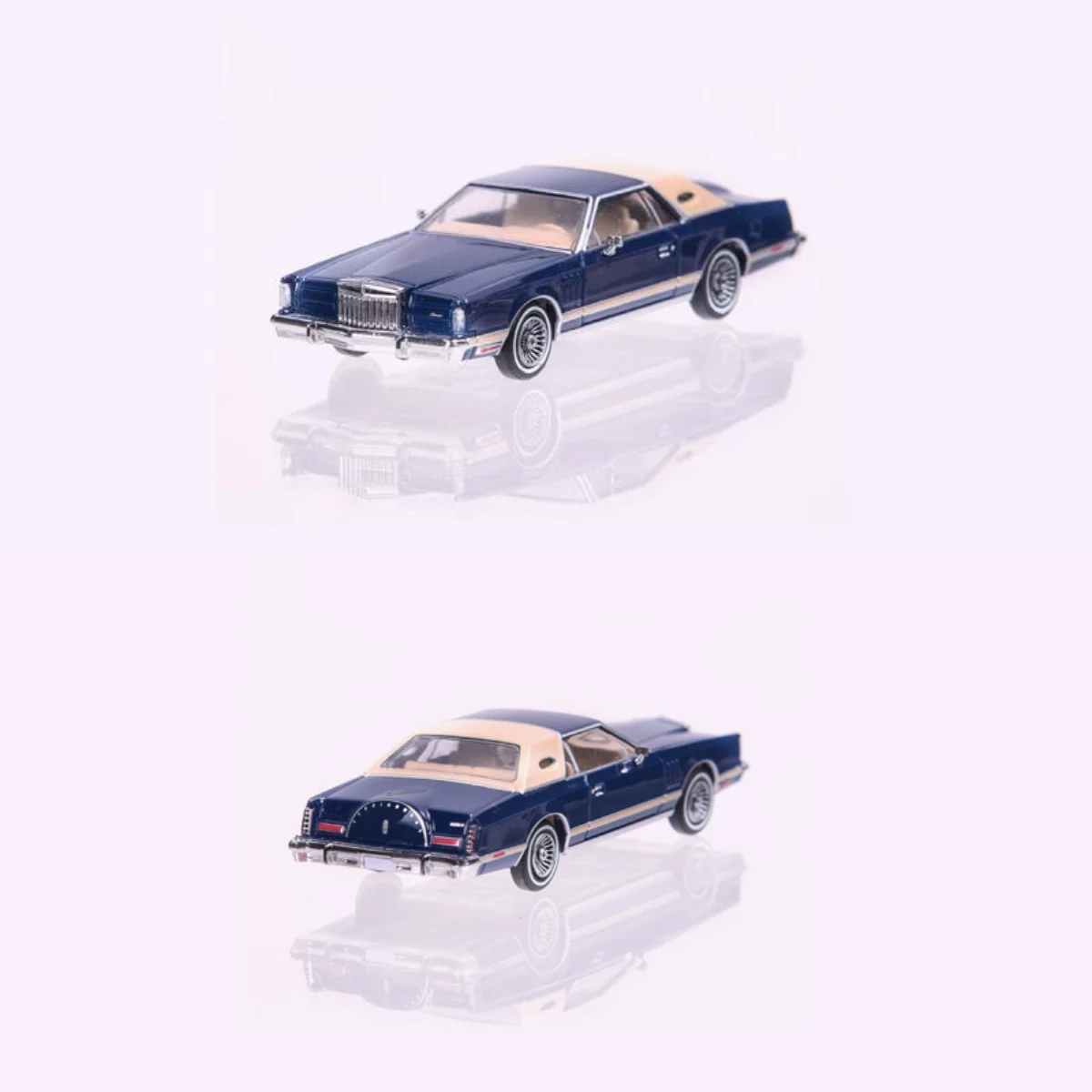 

PCX 1:87 for Lincoln Continental V Blue Vintage Car Simulation Limited Edition Resin Metal Static Car Model Toy Gift