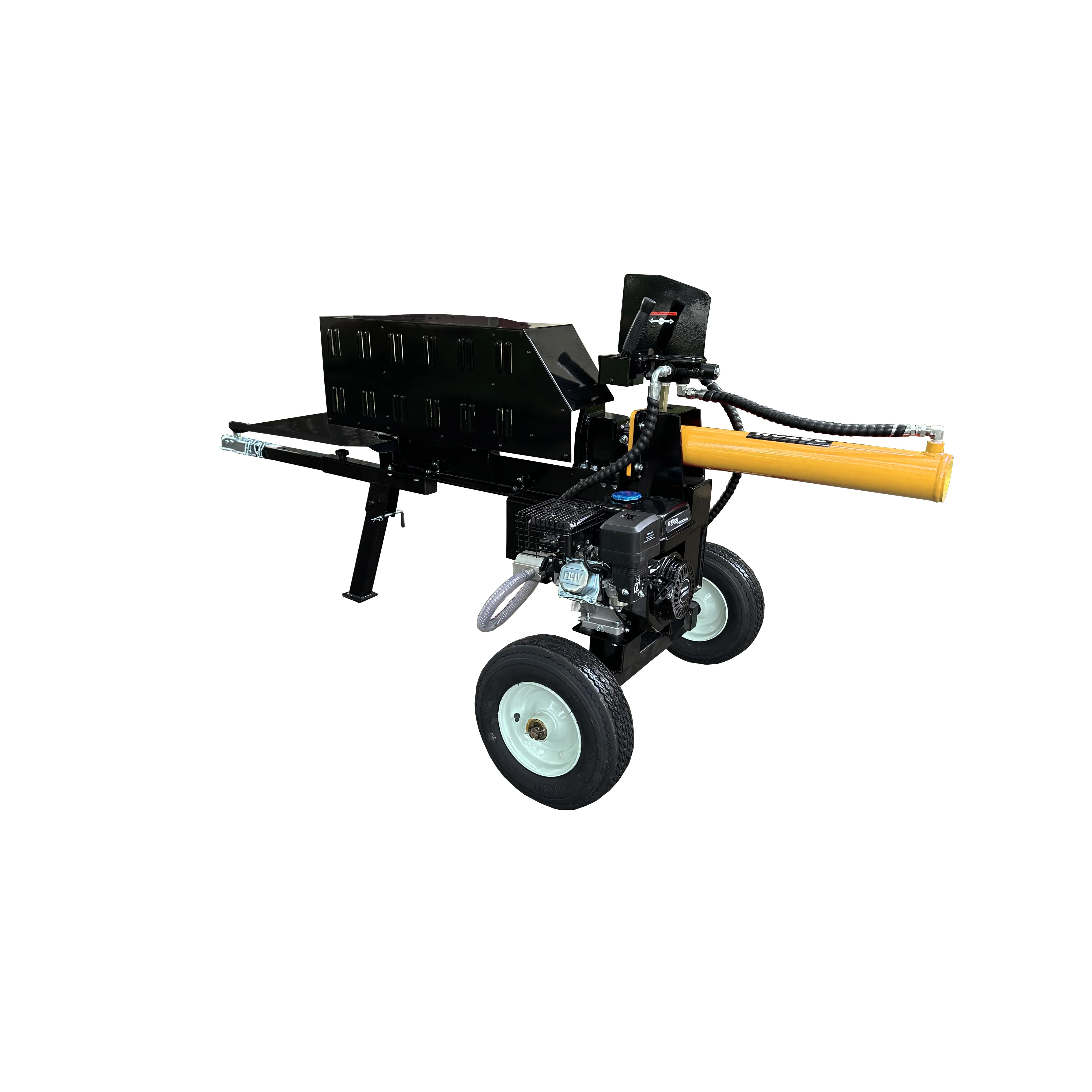 

【Hot】Hot-selling Popular Hydraulic Wood Splitting Machine for Firewood Forestry Machinery LS22T-610MM-H With Cover Horizontal