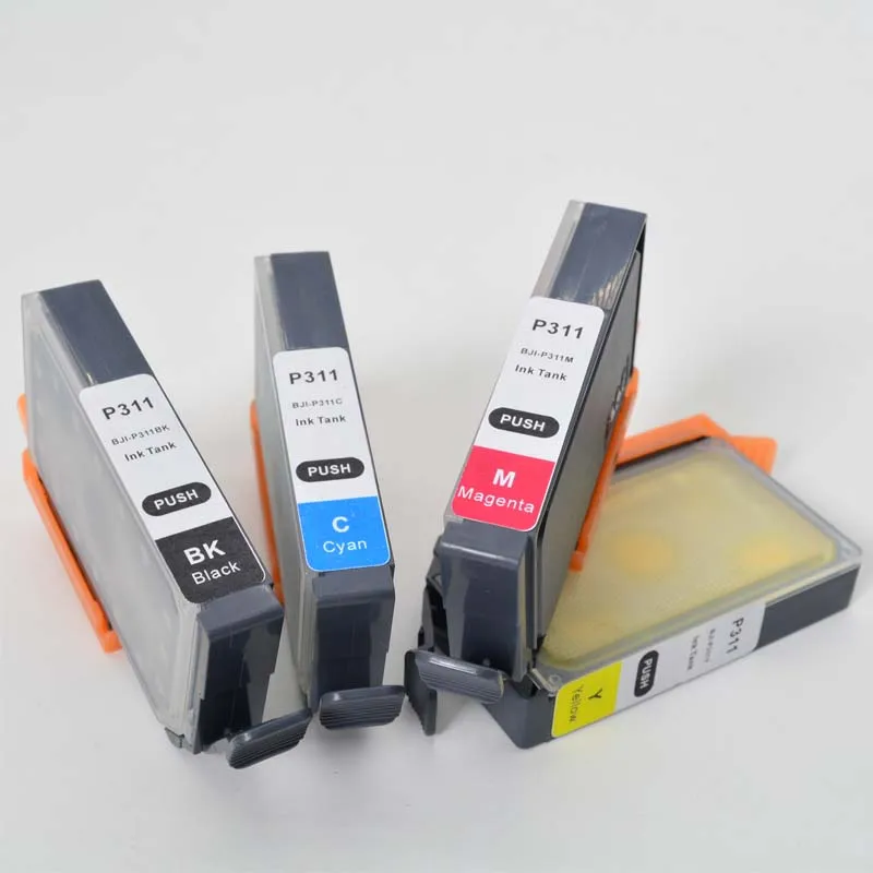 حبر Inkjet ، مناسب لـ Canon ، خرطوشة P311C P311M P311Y ، 9041B004AA 9043B004AA 9044b00aa ، متوفر لـ Canon