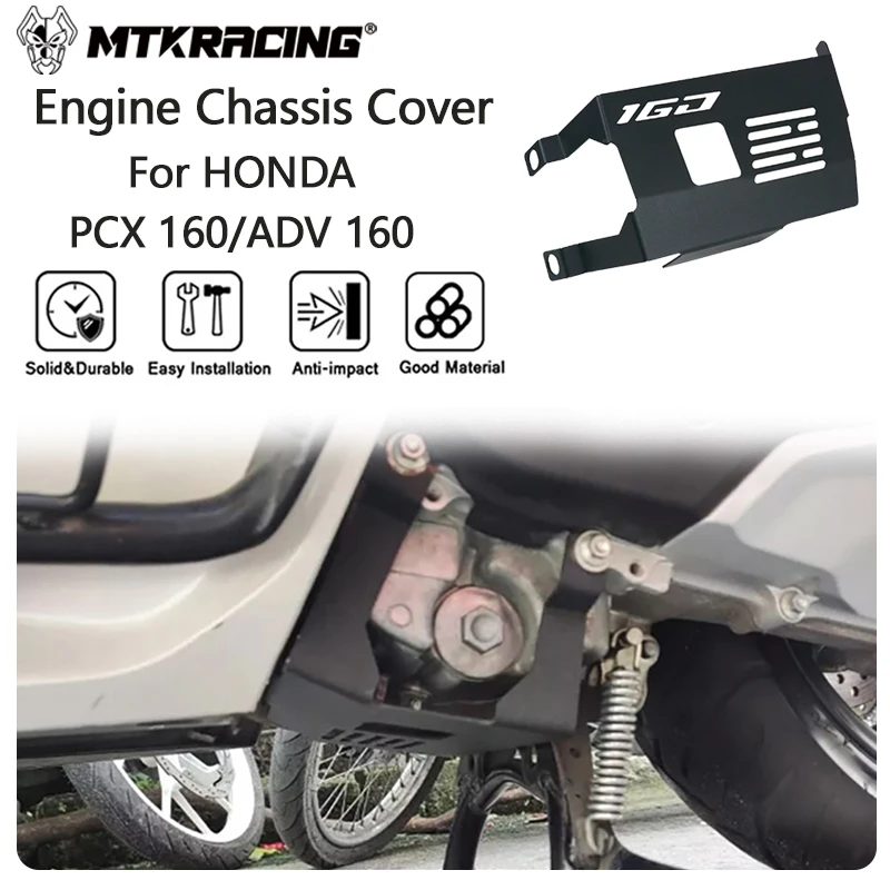 

MTKRACING Engine Chassis Cover For HONDA ADV 160 2022-2024 PCX 160 2022-2024 Motorcycle Modification Engine protective cover