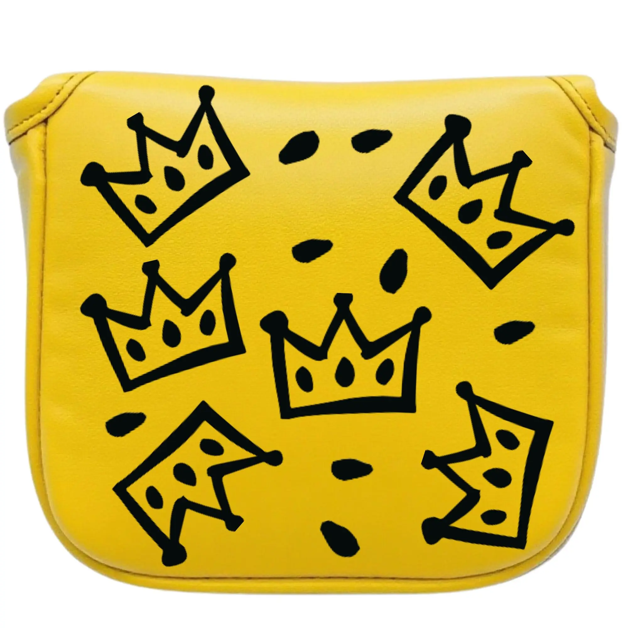 

Забавный гольф-паттер с коронным дизайном, чехол для гольф-паттера, забавные аксессуары для гольфа для мужчин, гольфистов, пап, подарок на Рождество