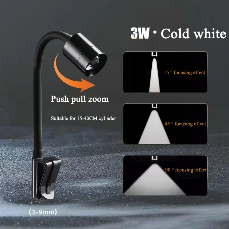 

Fish Tank Light Aquascape Lighting Stream Tank Led Lighting Antique Tank Atmosphere Flashlights Tank Adjustable Focus Spotlights