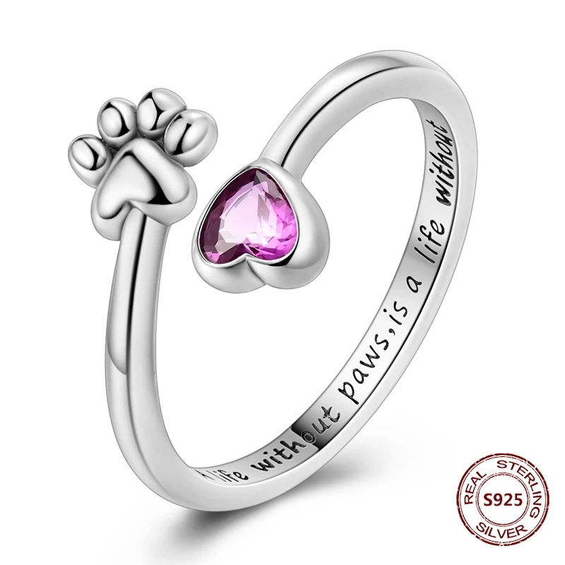 Women's Butterfly Adjustable 925 Sterling Silver Ring