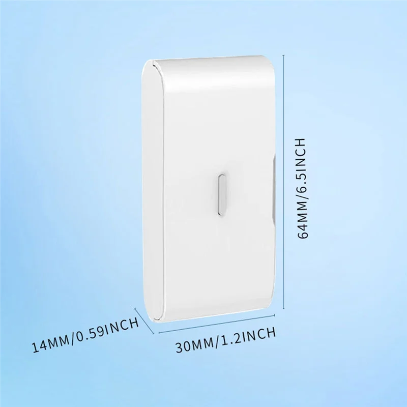 3CGRO-3Pcs 433Mhz Wireless Vibration Glass Break Detector, Adjustable Sensitivity, Compatible With Alarm Systems